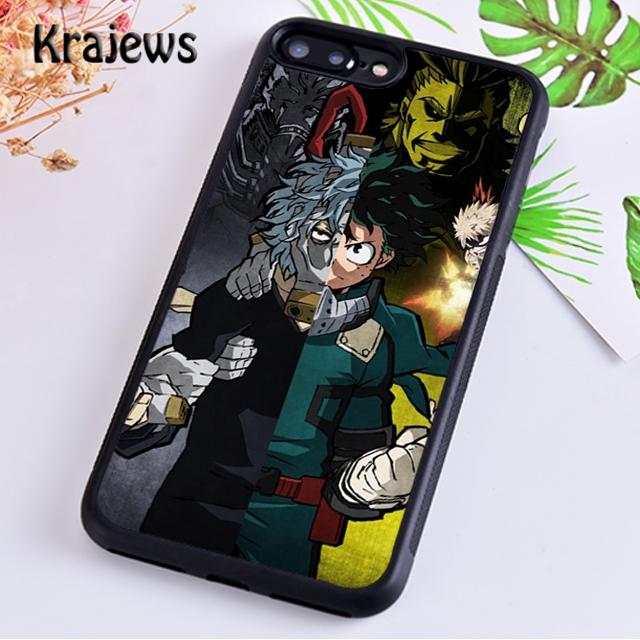 Krajews Boku no My Hero Academia Soft Phone Case Cover For iPhone 14 5 6s 7 8 plus X XR XS 11 12 13 pro max Samsung S21 S22ultra