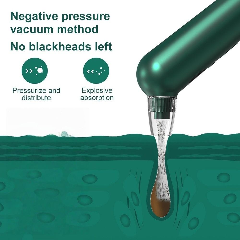 USB Rechargeable Blackhead Remover Deep Cleaning Face Nose Cleaner  Salon Home Spa