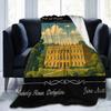 Pride and Prejudice Literary Quote Flannel Throw Blanket Book Lovers for Bedspreads Knitted Blanket Car Soft Multifunction