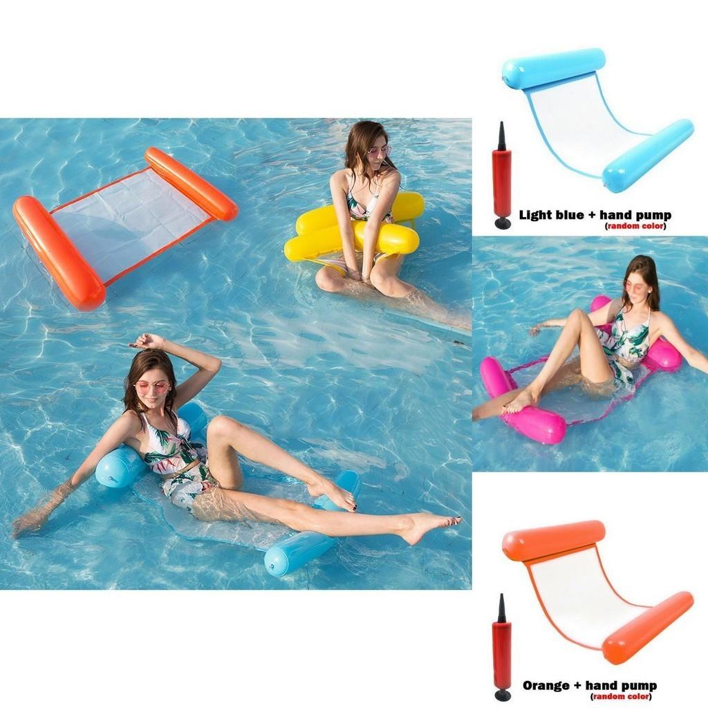 Luksusowy dmuchany hamak wodny do pływania dla maksymalnego relaksu i zabawy w basenie