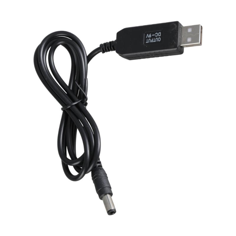 USB to DC5.5x2.1mm Charging Cable 5V to 9V Step up Converters Power Cable for Routers and Camera 5.5x2.1mm Connectors
