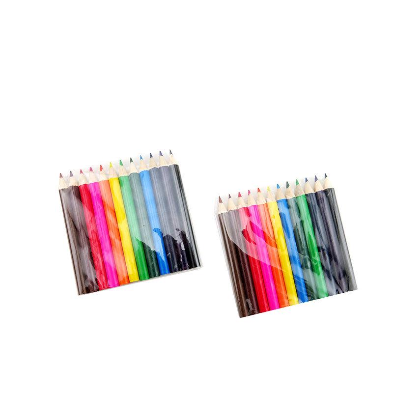 12-Color Thick Round Colored Pencils for Children's Drawing