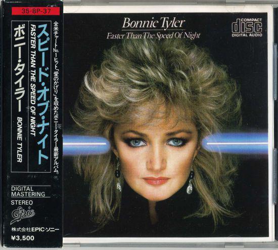 CD BONNIE TYLER - Faster Than The Speed Of Night 358P37 Epic 1984 Japan Rock Used