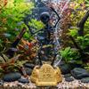 3D Printed Dancing Skeleton Aquarium Bubbler Plastic Water Dance Skull  Aquarium Landscaping