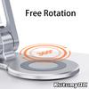 360° Metall Skrivebord Mobil KutumyQC Telefonholder Stativ For iPhone iPad Xiaomi Justerbar Skrivebordsnettbrettholder Mobiltelefonstativ