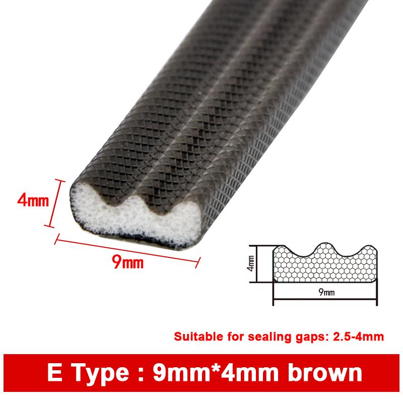 2M PU Acoustic Foam Window Seal Strip SelfAdhesive Noise Reduction Impact Resistance Door Gap Strip Dustproof Weatherstripping