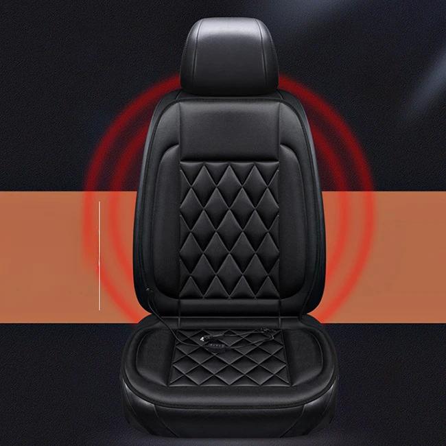 2PCS Car Winter Seat Set Heating 12V Universal Car Driver Heated Seat Cushion Winter Auto Warmer Seat Heating Car Accessories