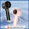 Xiaomi Mini Handheld Fan USB Fast Charging Portable Air Calculating Fan Mute Personal Highspeed Fan for Travel Outdoor Activities