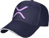XRP Logo Cryptocurrency Baseball Cap Polyester Casual Sun Protection Adjustable Unisex Sports Cap