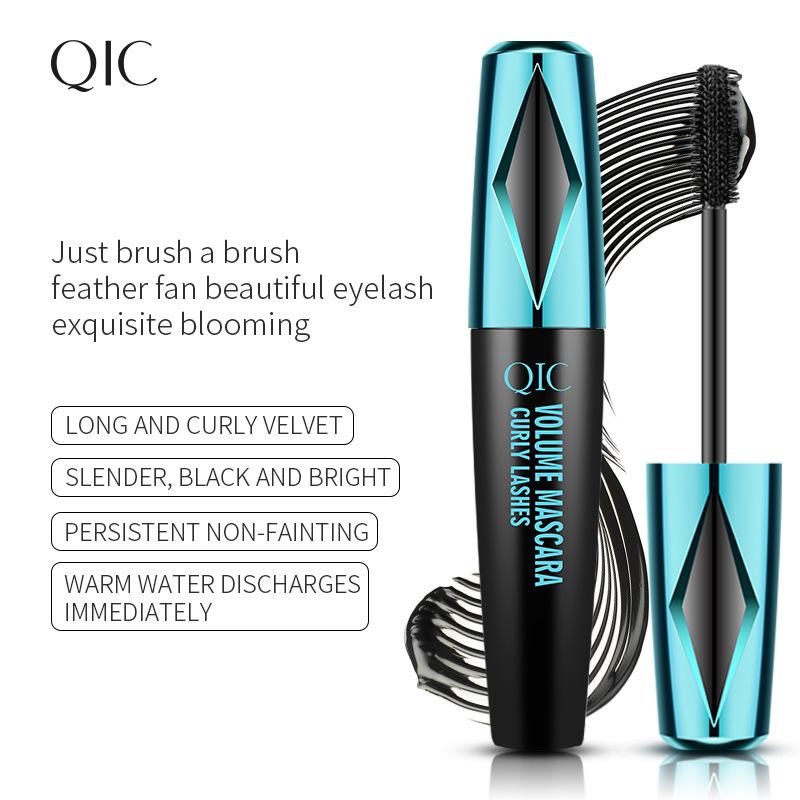 Blue Black Tube Mascara 4D Waterproof, Non-Smudging, Non-Agglomerating, Dense Curling And Slender Makeup Mascara - *3pcs