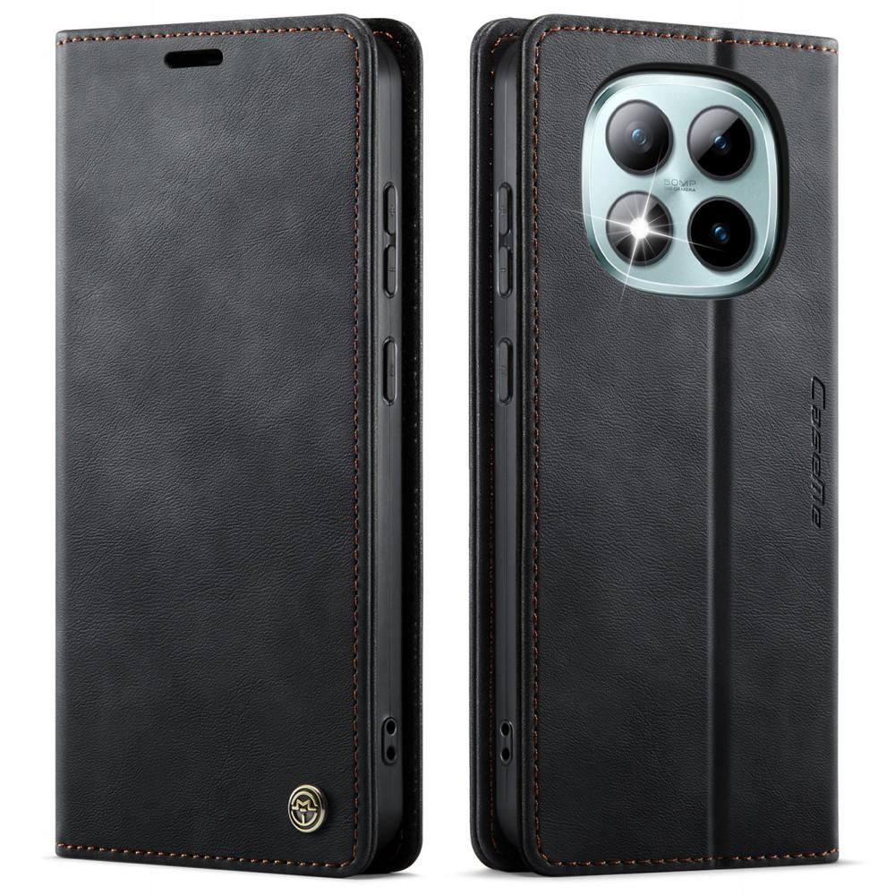 CaseMe Magnetic Flip Leather Phone Case for XiaoMi Poco M8 Pro RedMi Note 15 Pro Plus + 5G Wallet Card Slot Shockproof Back Cover