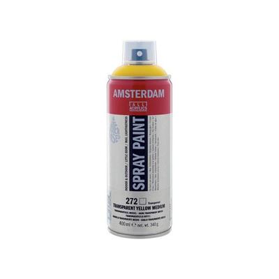 Amsterdam 400ml Spray Paint Medium Transparent Yellow