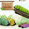 Non-Toxic Simulation Tricky Rc Caterpillar Robot Simulated Cute Animals Remote Control Insects Halloween Toys For Kids Children'S Gifts