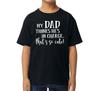 MY DAD THINKS HE'S IN CHARGE THAT'S SO CUTE FUNNY KID'S T-SHIRT Unisex T-Shirt