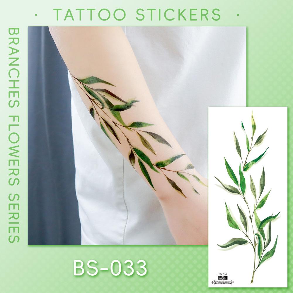 Ricalon Halloween Vein & Lightning Flame Tattoo Stickers, Waterproof & Sweatproof