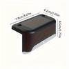 16 PCs of solar outdoor deck lights commercial street LED step lights suitable for balconies terraces stairs fences lanes paths