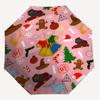 1PC Christmas Harry Potter Umbrella-8-Rib Reinforced, Automatic Open, Lightweight & Durable, Cute Fashion Accessory for Outdoor, D2675