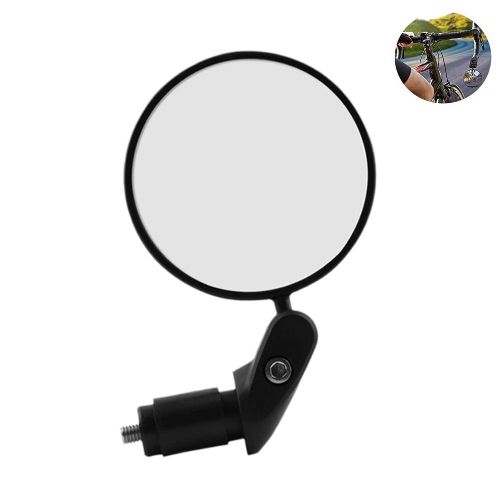 HD Bicycle Rearview Mirror, Adjustable Handlebar, Convex Mirror, Bike Accessories, Outdoor, 1 Pc, 2Pcs 1pc