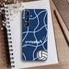 Volleyball Painted Phone Case For Samsung Galaxy A73,A21s,A22,A31,A52,A53,A71,A41Soft Black Shell