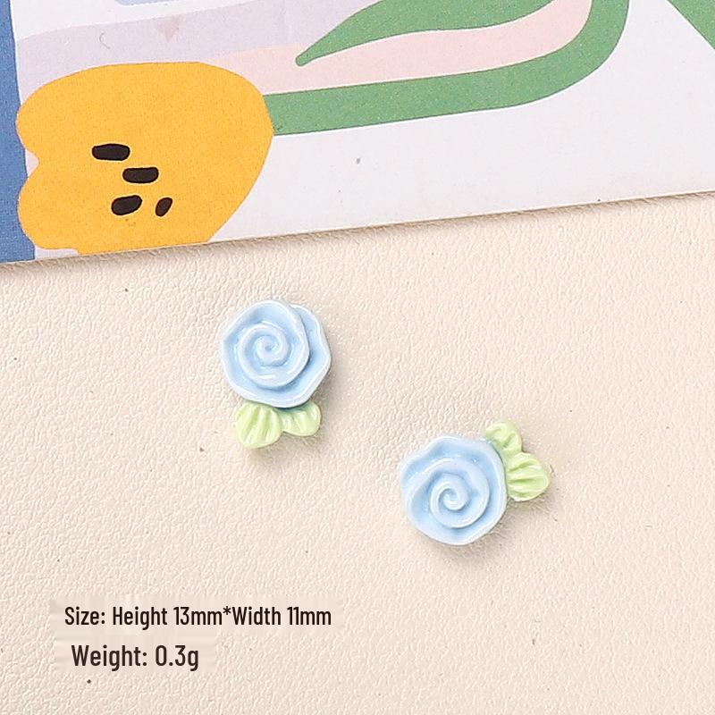 Cartoon DIY Resin Flower Accessories for Jewelry, Hair Clips, and Phone Cases