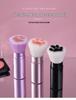 Retractable Cat Paw Loose Powder & Blush Brush for Makeup & Nail Art