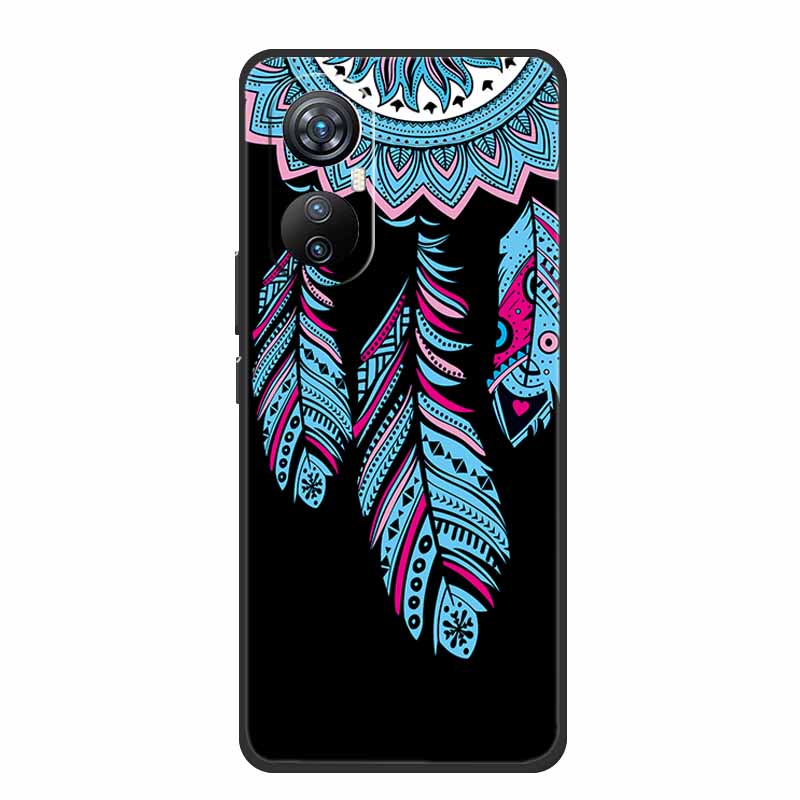 Coque For Blackview A200 Pro Case Cute Cartoon Black Silicone Soft Phone Cases For Blackview A200 Pro Back Cover Case A200Pro