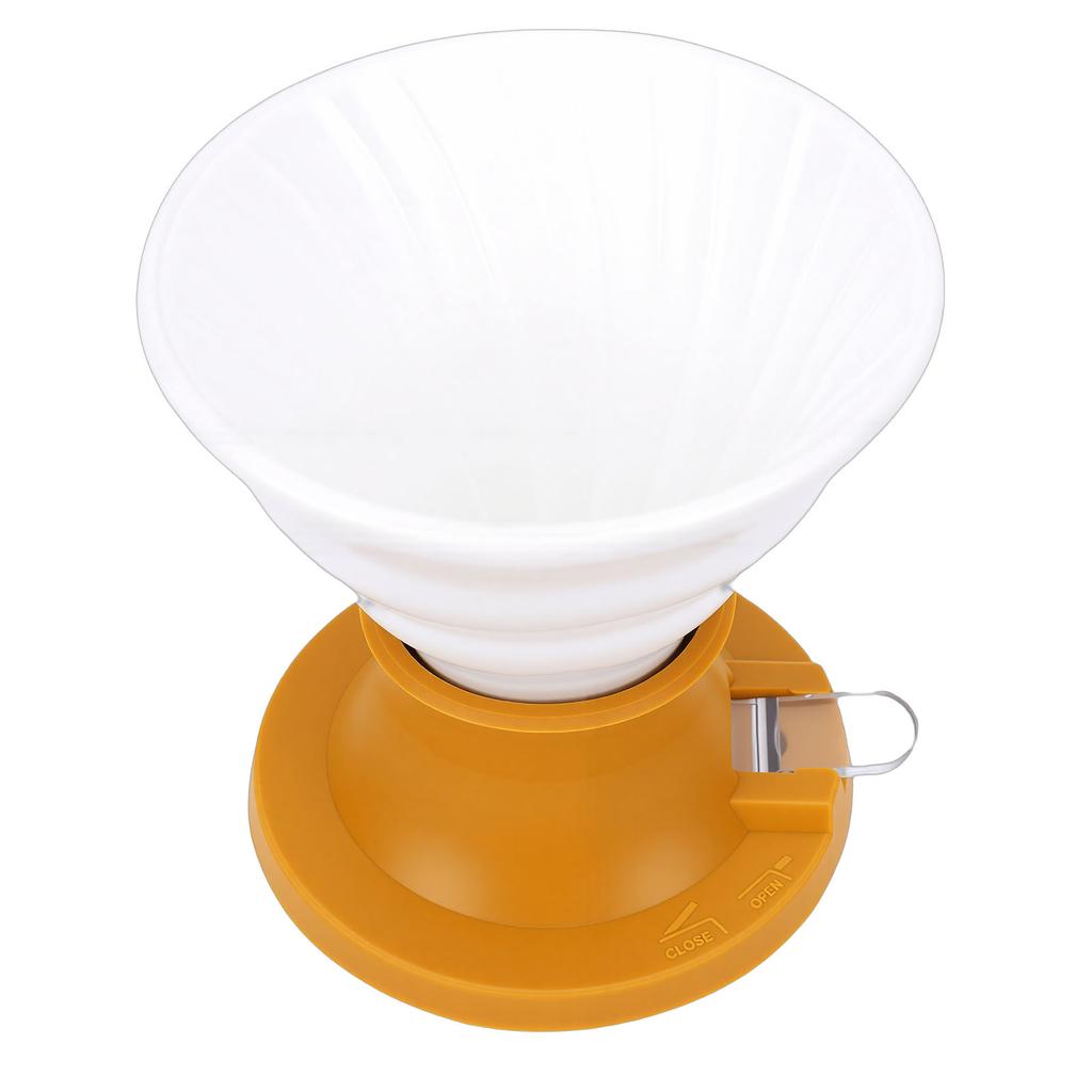 Pour Over Coffee Dripper Heat Proof Portable Ceramic Immersion Dripper for Manual Brew Maker