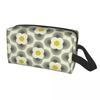 Travel Orla Kiely Wallpaper Toiletry Bag Cute Flowers Floral Retro Cosmetic Makeup Organizer Women Beauty Storage Dopp Kit Box