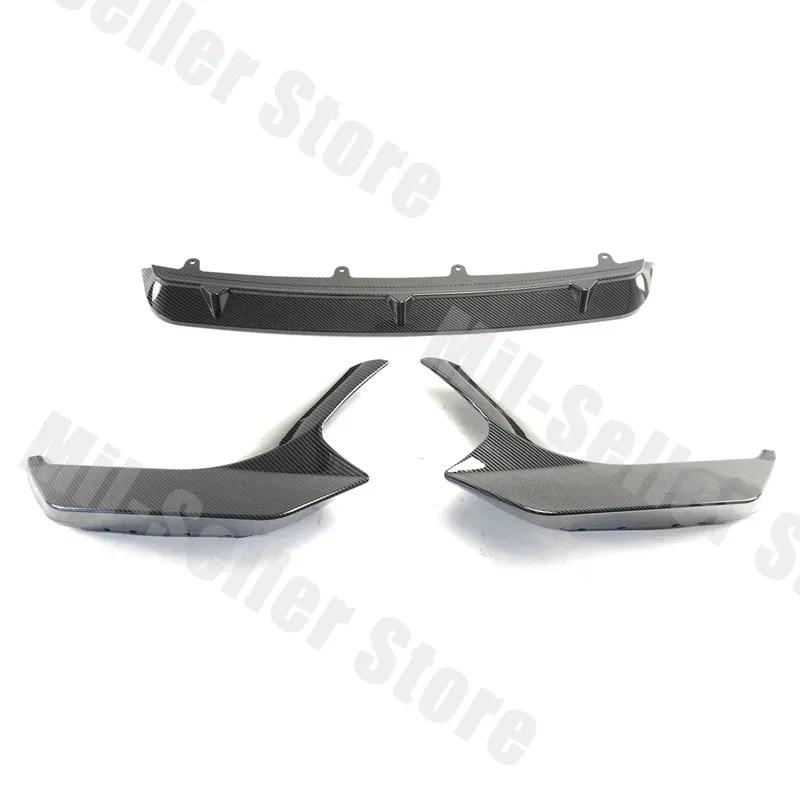 For BMW F87 M2 Competition 2016 2017 2018 2019 2020 Front Bumper Lip Car Accessories Spoiler Splitter Body Kit Glossy Black