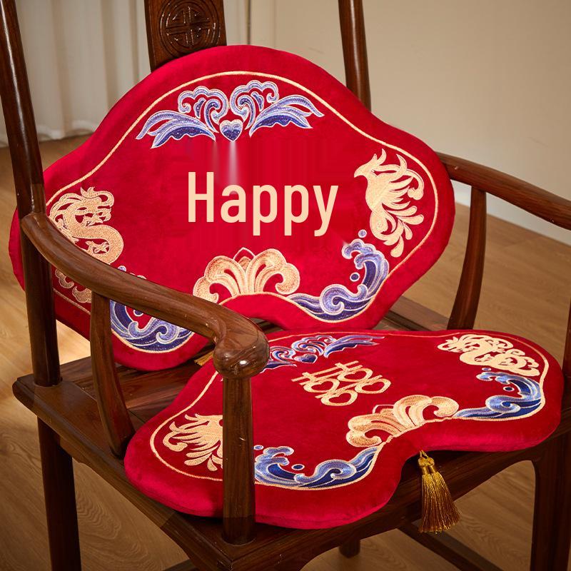Wedding Kneeling Pads for Bride and Groom: Thickened Red Cushions for Tea Ceremony