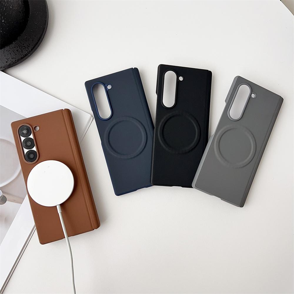 Integrated Case Shockproof Folding Mobile Phone Cases for Samsung Galaxy Z Fold 5 6 7 Support Wireless Charging