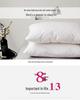 Luxury Hotel Soft Cotton Pillow Set - Neck Support (2 Pack)