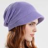Ear Protection Knited Beanie Thickened Pile Cap Breathable Wool Pullover Hat  Winter Autumn