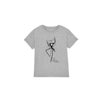 The Nightmare Before Christmas Childrens/Kids Jack Fairy Lights T-Shirt