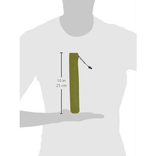 Alphax Bento Chopsticks, Green, 24.5 X 3.5 Cm, with Chopstick Bag, 906711