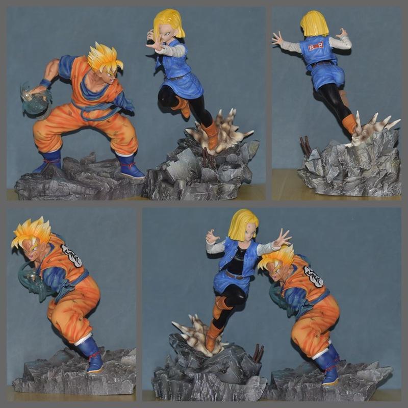 Shadow, Desperate Rebellion Gk Future Warrior, Broken Arm Gohan, Saiyan Vs Artificial Man, Boxed Figure