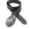 Simple Waist Belt with Metal Buckle Harajuku PU Waist Belt for Women Coat Dress Adjust Length Western Waist Belt