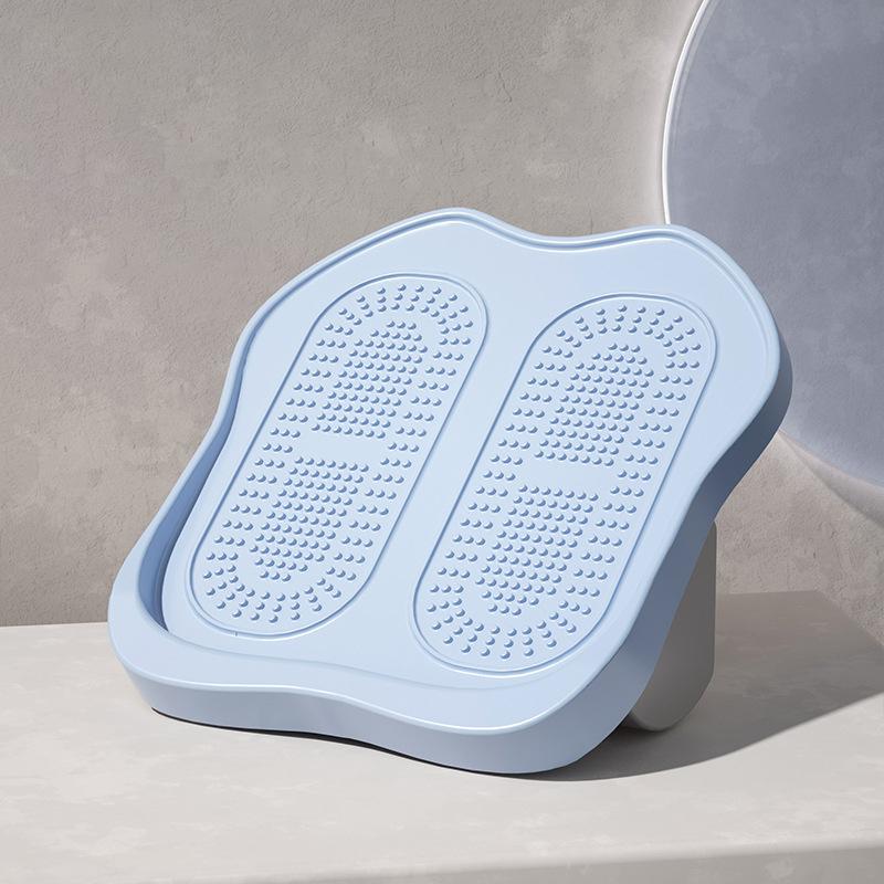 Dehnen Sport Fitness Tragbares Faltbares Dehnbrett Wadendehnung Schräges Pedal Band Yoga Trainer