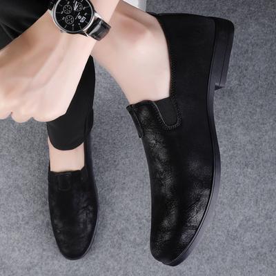 Chaussures Décontractées pour Hommes en Cuir de Haute Qualité Marque de Luxe Italienne Mocassins pour Hommes Respirantes Formelles Chaussures de Ville pour Hommes Slip-on Chaussures de Conduite