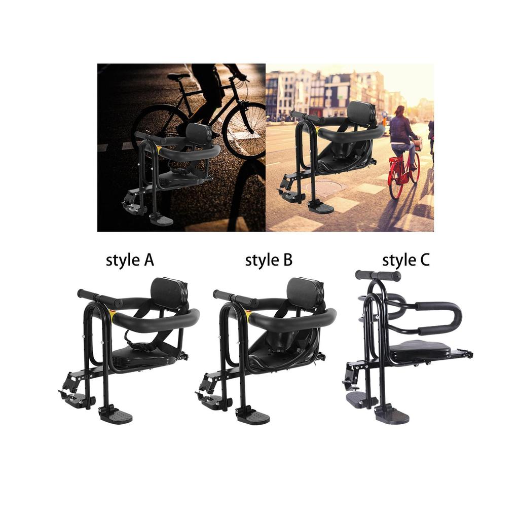 Kids Bike Seat Front Mount Child Bikes for Most of Adult Mountain Style A