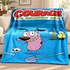Mutiger Hund Decke Flanelldecke Weicher Gemütlicher Plüsch Überwurf für Sofa Bett Leichte Heimdekoration Outdoor Camping
