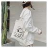 [Willsmiile] Snoopy Tragetasche, Canvas Öko-Tasche, Einkaufstasche, Leicht, Für Pendler, Umhängetasche, Canvas Tasche, Supermarkt, Anime Zubehör, Beliebt