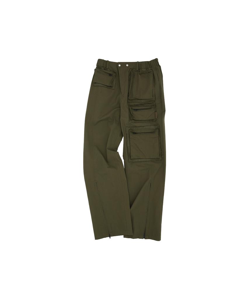 ADSB ANDERSSON BELL Raw Edge Multi-Pocket Pants Apa681M(Khaki)