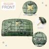 Bebe Dayan Wallet for Women and Bebe Dayan Cat Cute Cat Wachifield Nautical Chart K-PARTS "Compass Rose" Zip-Around Girls, Design, Accessories, Gift,