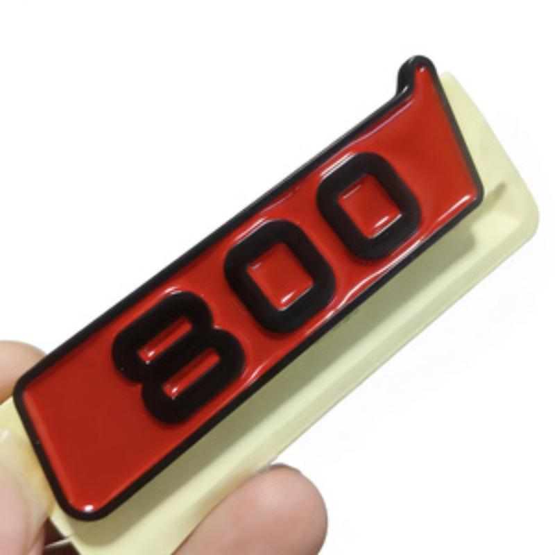 3D Stereo 800 Car Sticker Universal Modified Body Rear Emblem Decorative Sticker Scratch Cover Waterproof and High Temperature Resistant