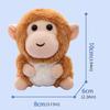 Plush Doll Monkey Plush Toy Soft Fur Monkey Car Pendant Little Monkey Pendant  Backpack Decoration