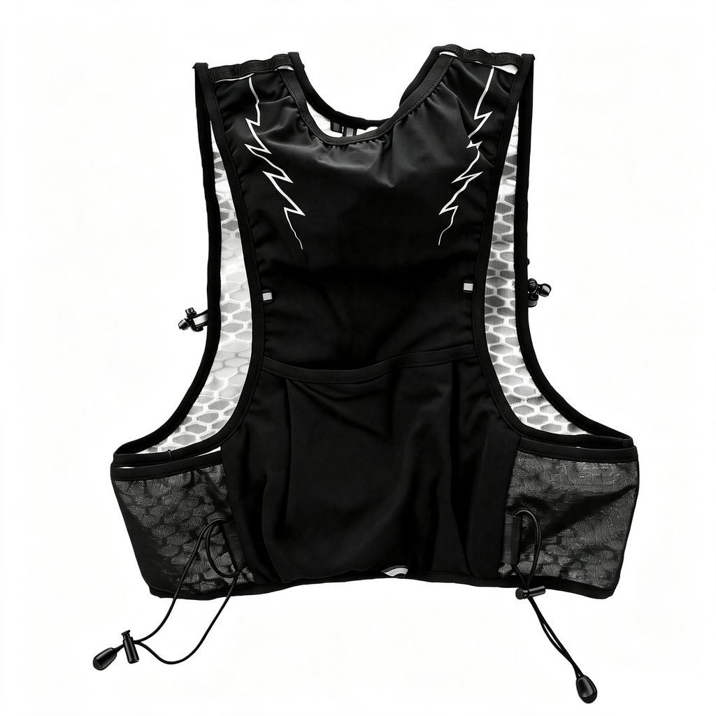 Running Vest Quick Lace System Sports Vest with Multi- Easy Storage for Cycling Jogging Outdoors