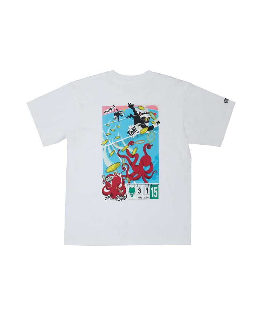 Kompoteu Sea Villain Tennis Club T-Shirt White