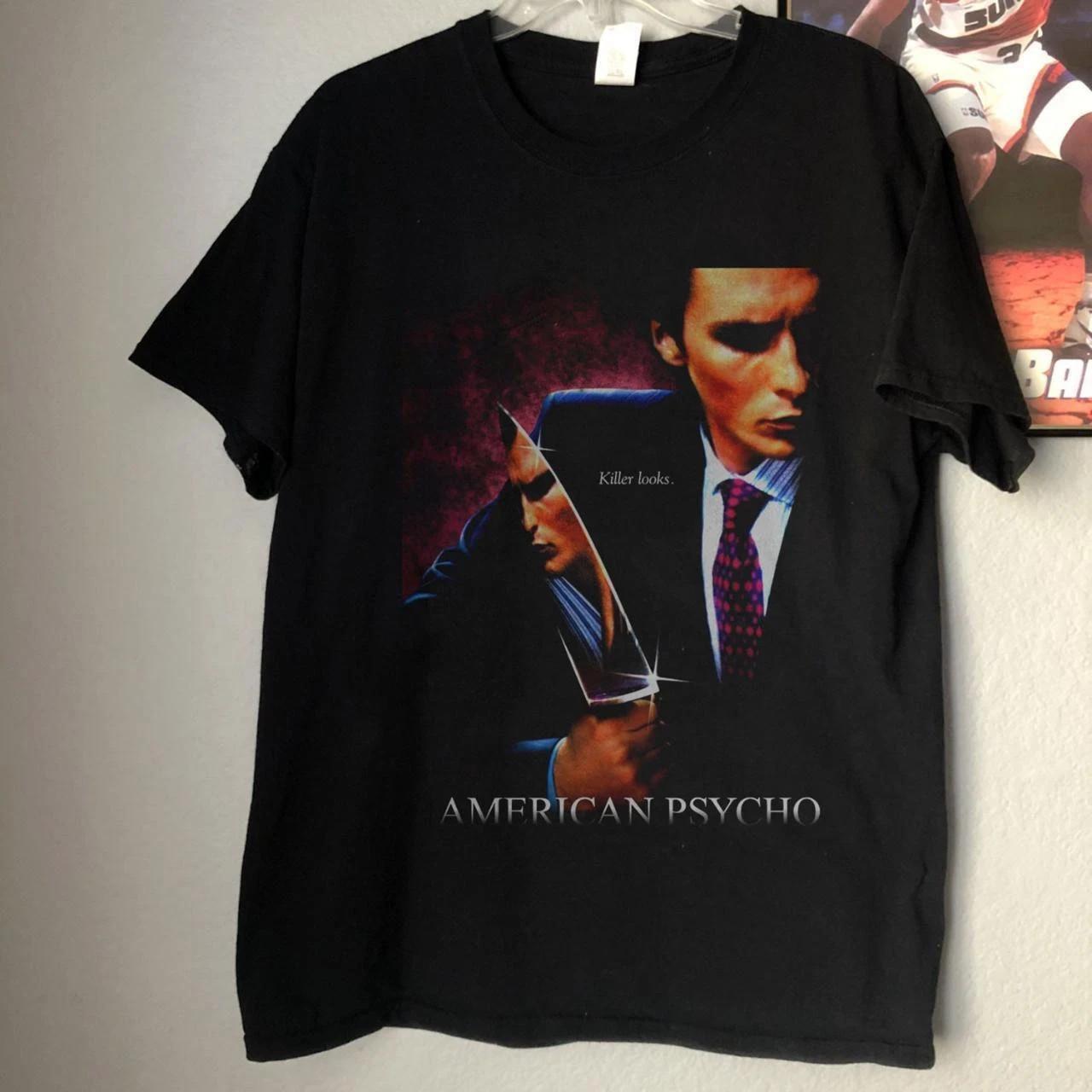 American Psycho Screm Movie Black Unisex T-shirt Classic Style M