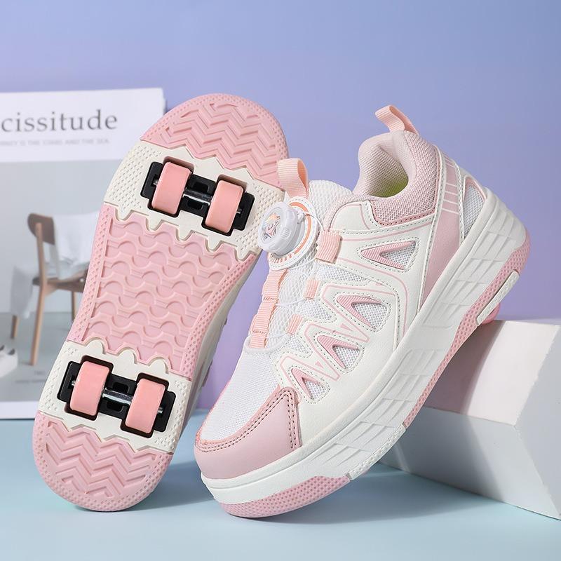 Children's Four-wheeled Runaway Shoes, Student Invisible Roller Skates, Girls' Deformed Wheel Shoes, Skating Roller Shoes